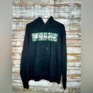 Champion mens long sleeved black‎ sweatshirt M